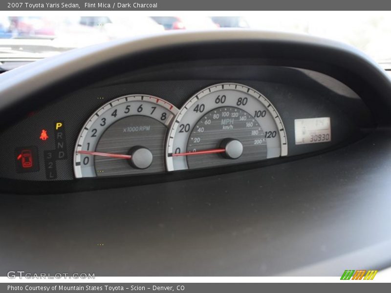 Flint Mica / Dark Charcoal 2007 Toyota Yaris Sedan