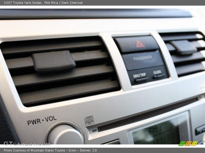 Flint Mica / Dark Charcoal 2007 Toyota Yaris Sedan