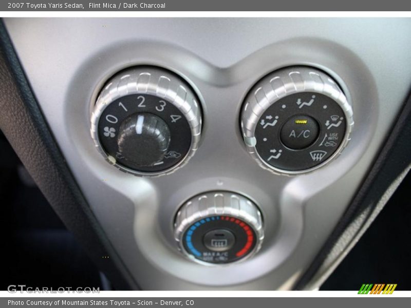 Flint Mica / Dark Charcoal 2007 Toyota Yaris Sedan