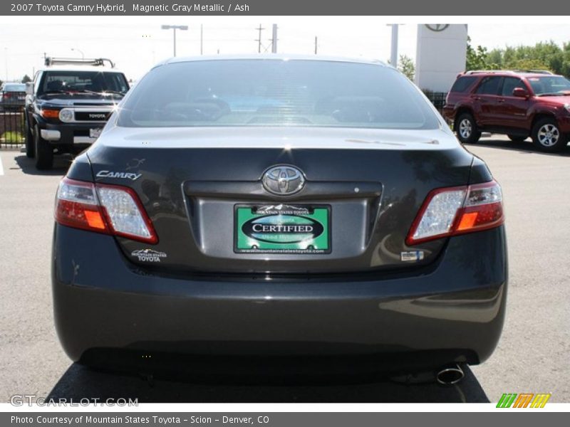 Magnetic Gray Metallic / Ash 2007 Toyota Camry Hybrid