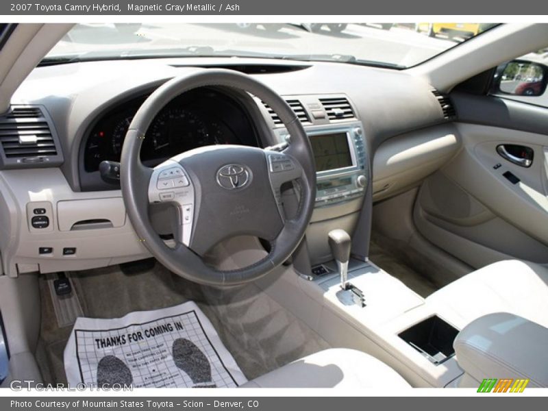 Magnetic Gray Metallic / Ash 2007 Toyota Camry Hybrid