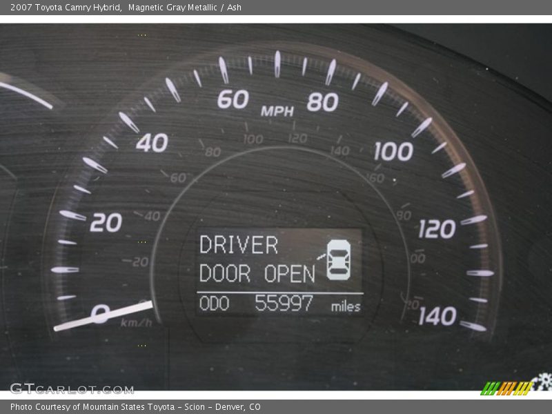 Magnetic Gray Metallic / Ash 2007 Toyota Camry Hybrid