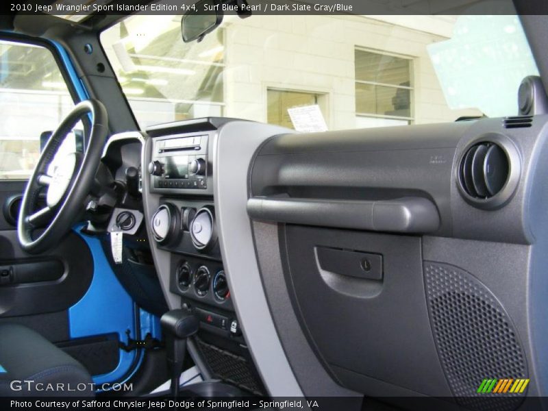 Surf Blue Pearl / Dark Slate Gray/Blue 2010 Jeep Wrangler Sport Islander Edition 4x4