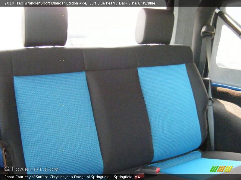 Surf Blue Pearl / Dark Slate Gray/Blue 2010 Jeep Wrangler Sport Islander Edition 4x4