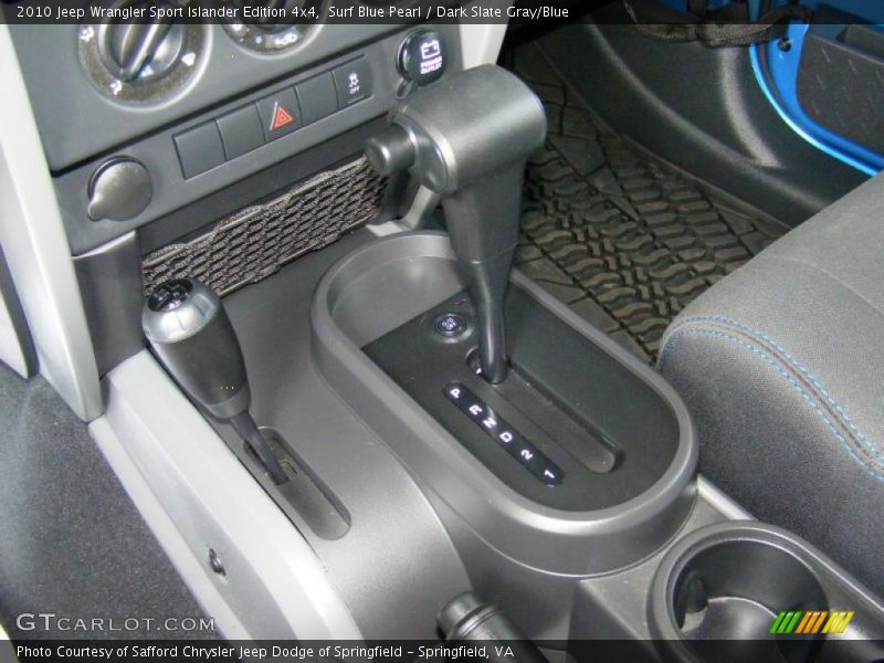 Surf Blue Pearl / Dark Slate Gray/Blue 2010 Jeep Wrangler Sport Islander Edition 4x4