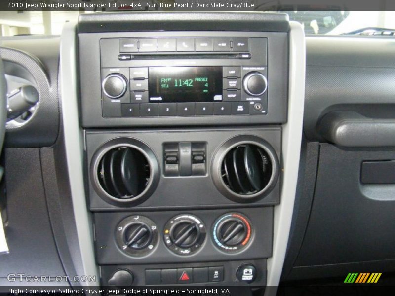 Surf Blue Pearl / Dark Slate Gray/Blue 2010 Jeep Wrangler Sport Islander Edition 4x4