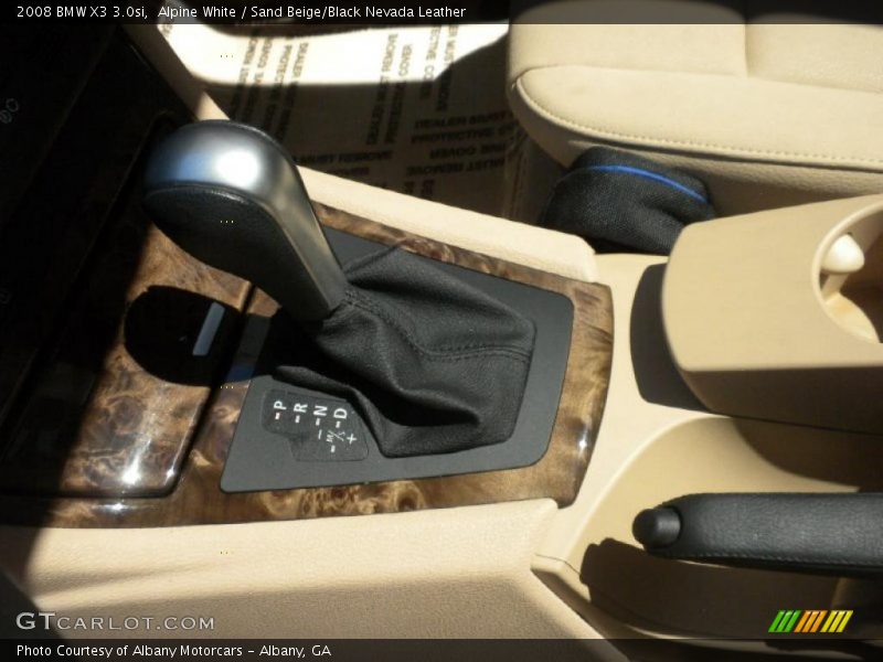 Alpine White / Sand Beige/Black Nevada Leather 2008 BMW X3 3.0si
