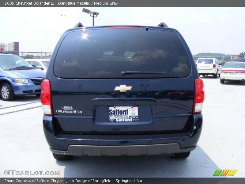 Dark Blue Metallic / Medium Gray 2005 Chevrolet Uplander LS