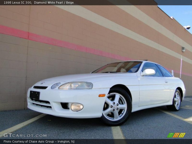 Diamond White Pearl / Beige 1998 Lexus SC 300
