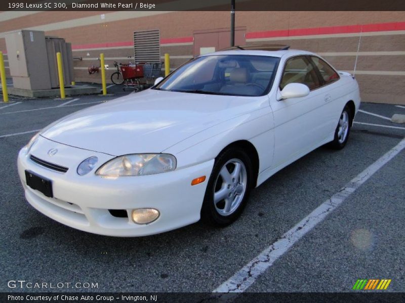 Diamond White Pearl / Beige 1998 Lexus SC 300