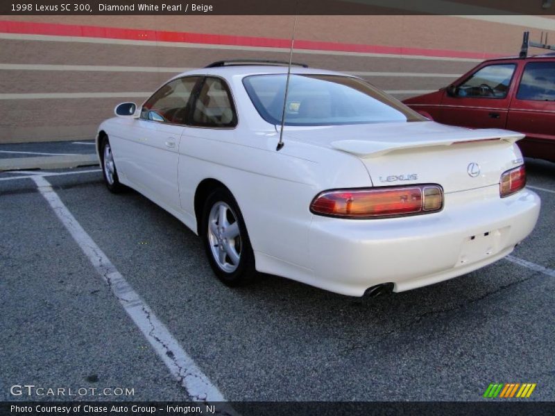 Diamond White Pearl / Beige 1998 Lexus SC 300