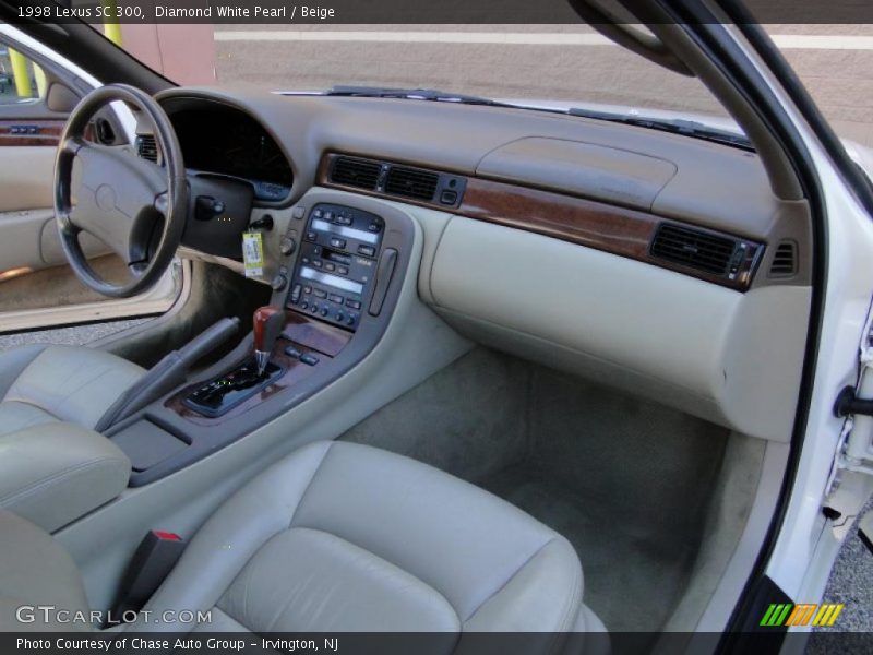 Diamond White Pearl / Beige 1998 Lexus SC 300