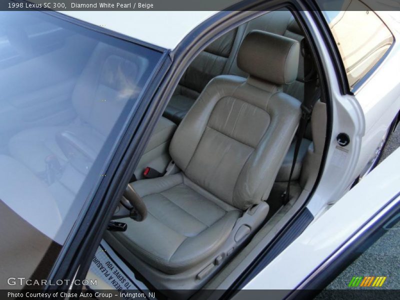 Diamond White Pearl / Beige 1998 Lexus SC 300