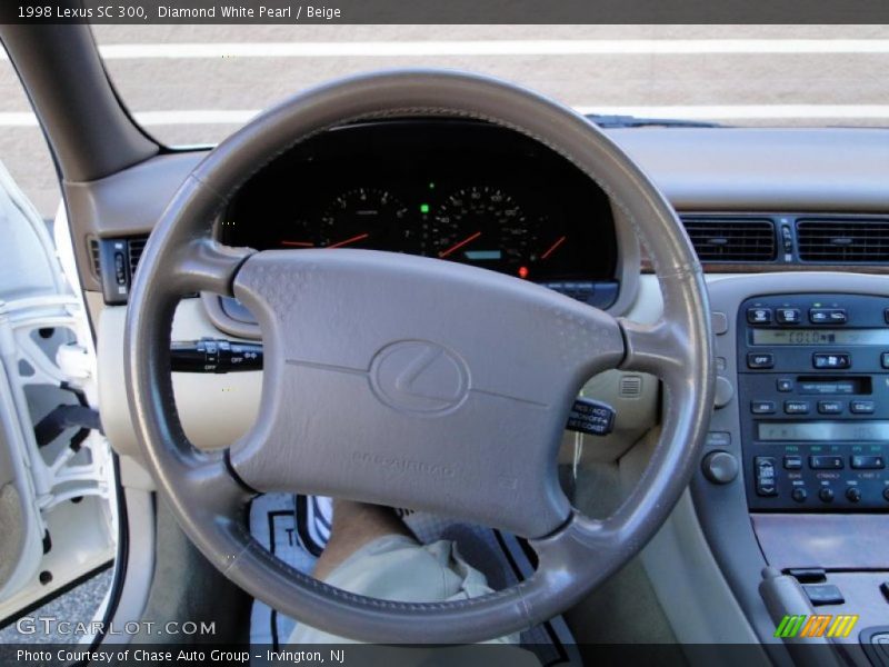 Diamond White Pearl / Beige 1998 Lexus SC 300