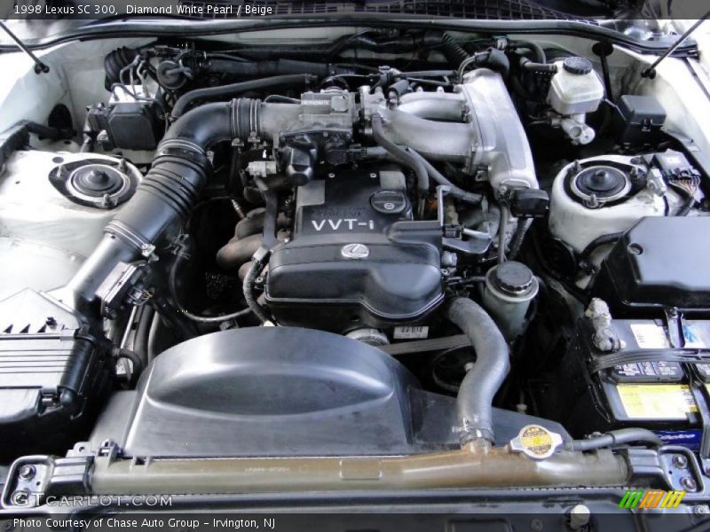 Diamond White Pearl / Beige 1998 Lexus SC 300