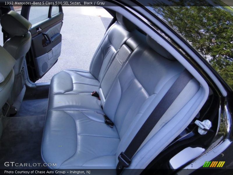 Black / Gray 1992 Mercedes-Benz S Class 500 SEL Sedan
