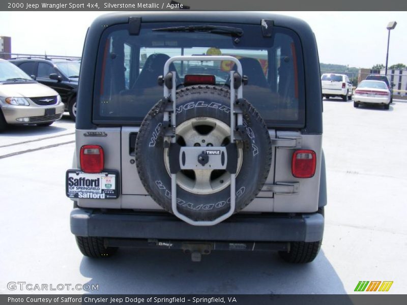 Silverstone Metallic / Agate 2000 Jeep Wrangler Sport 4x4