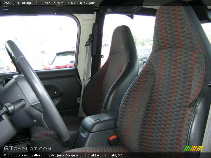 Silverstone Metallic / Agate 2000 Jeep Wrangler Sport 4x4