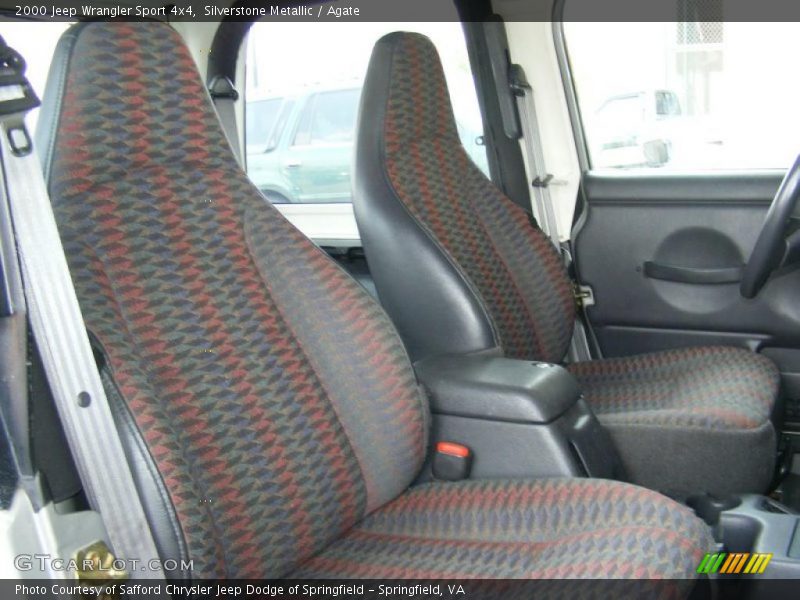 Silverstone Metallic / Agate 2000 Jeep Wrangler Sport 4x4