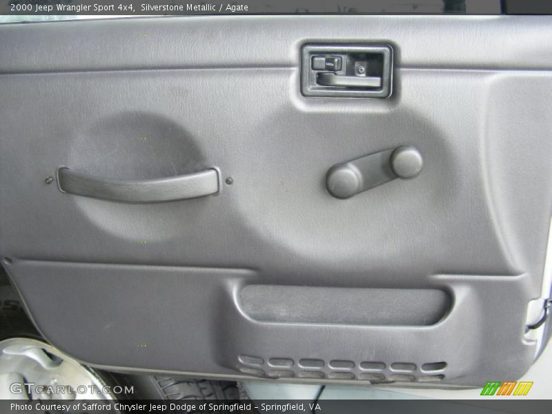 Silverstone Metallic / Agate 2000 Jeep Wrangler Sport 4x4