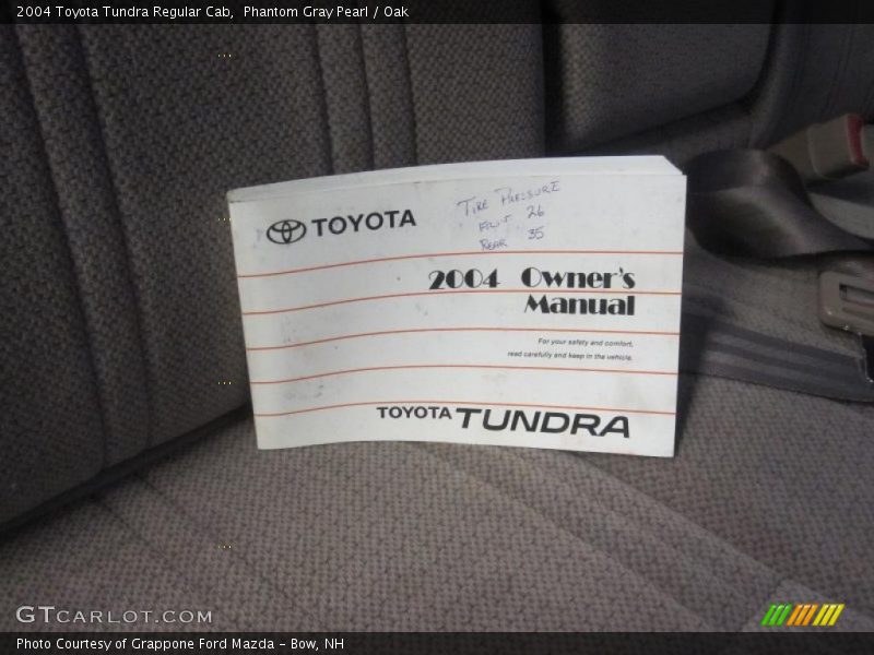 Phantom Gray Pearl / Oak 2004 Toyota Tundra Regular Cab