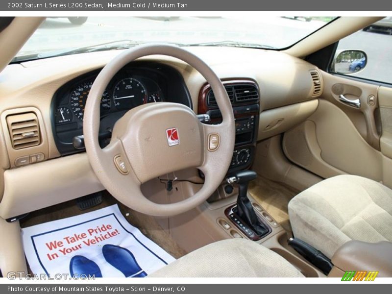 Medium Gold / Medium Tan 2002 Saturn L Series L200 Sedan
