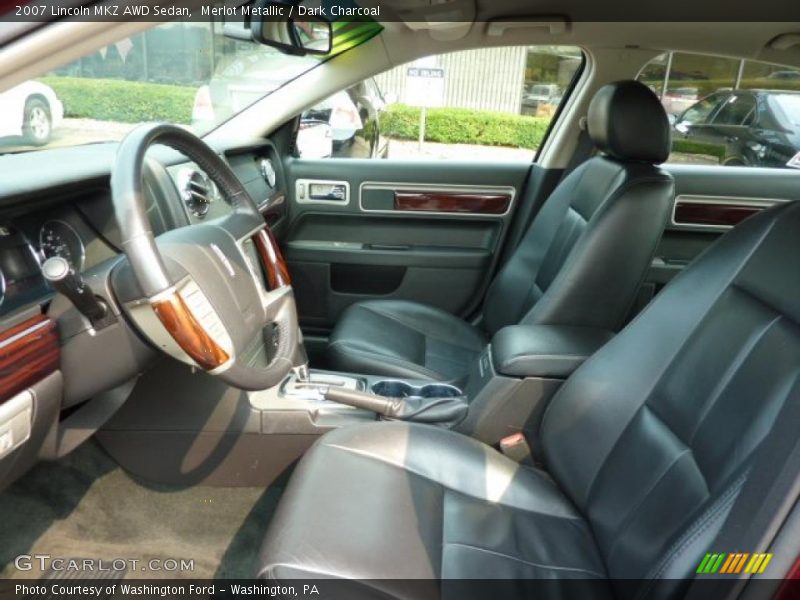 Merlot Metallic / Dark Charcoal 2007 Lincoln MKZ AWD Sedan