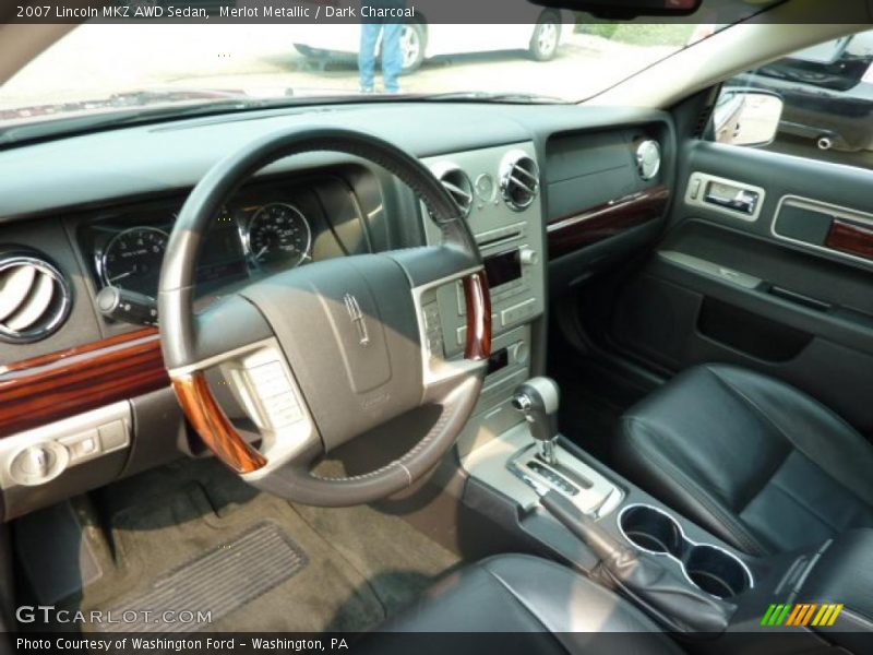 Merlot Metallic / Dark Charcoal 2007 Lincoln MKZ AWD Sedan