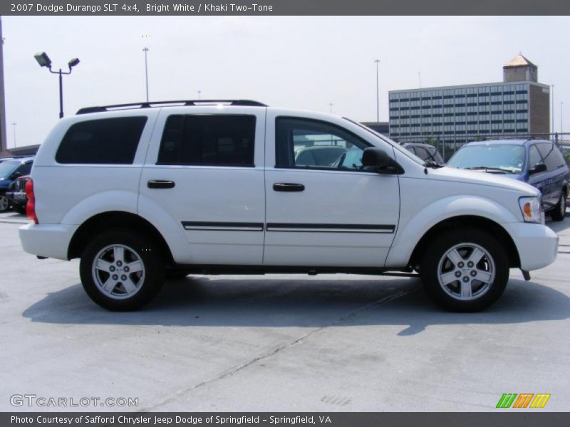 Bright White / Khaki Two-Tone 2007 Dodge Durango SLT 4x4