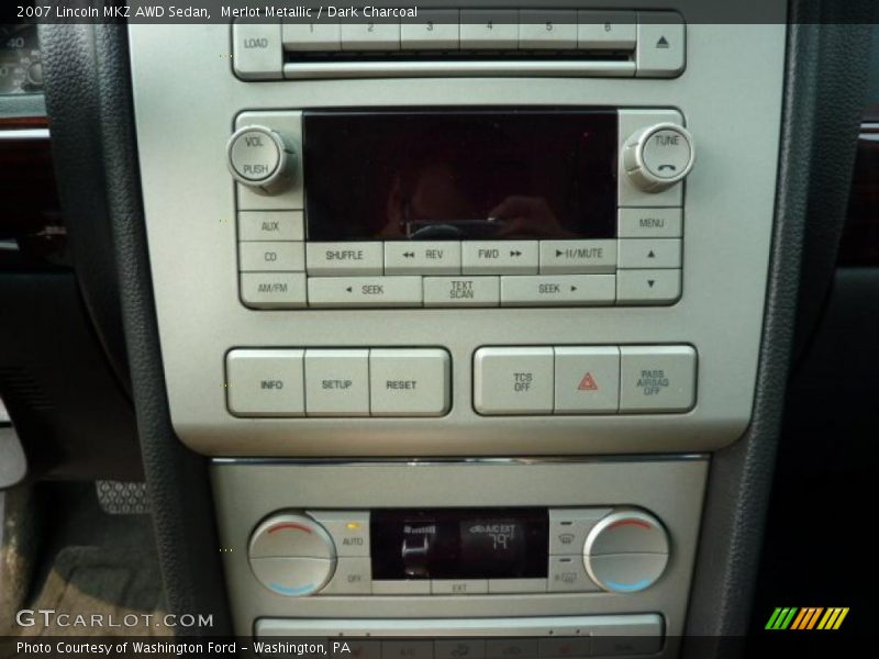 Merlot Metallic / Dark Charcoal 2007 Lincoln MKZ AWD Sedan