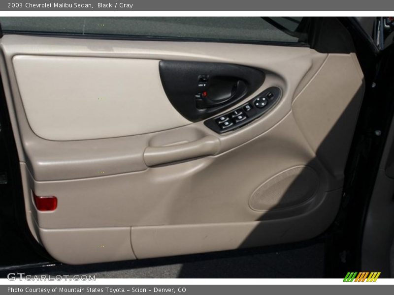 Black / Gray 2003 Chevrolet Malibu Sedan