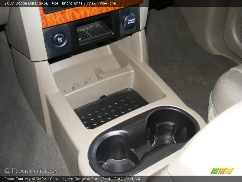 Bright White / Khaki Two-Tone 2007 Dodge Durango SLT 4x4
