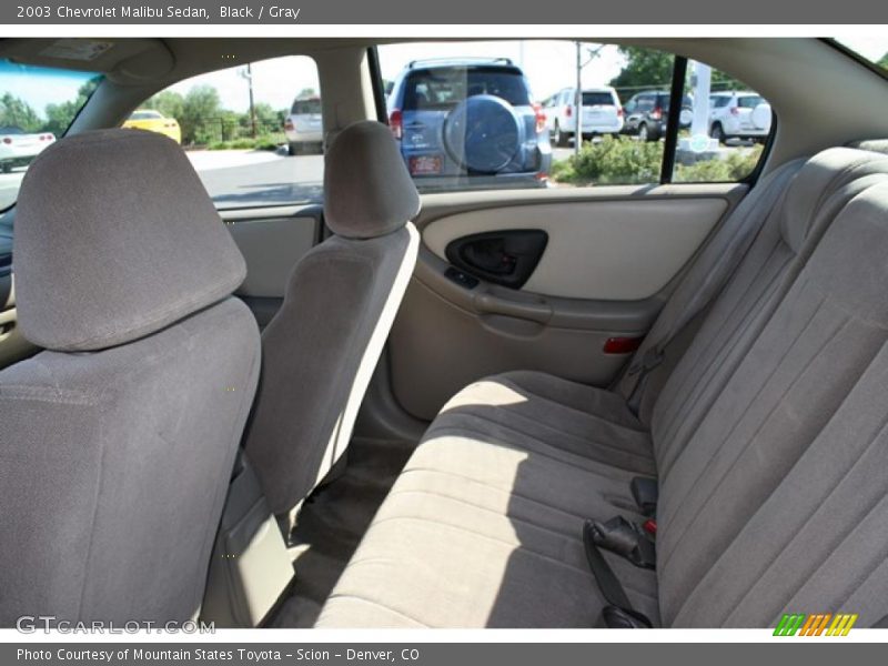 Black / Gray 2003 Chevrolet Malibu Sedan