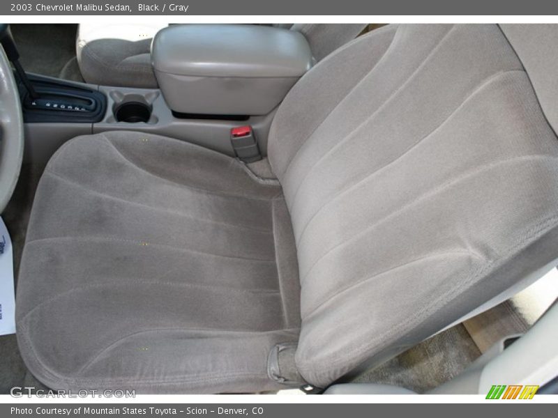 Black / Gray 2003 Chevrolet Malibu Sedan