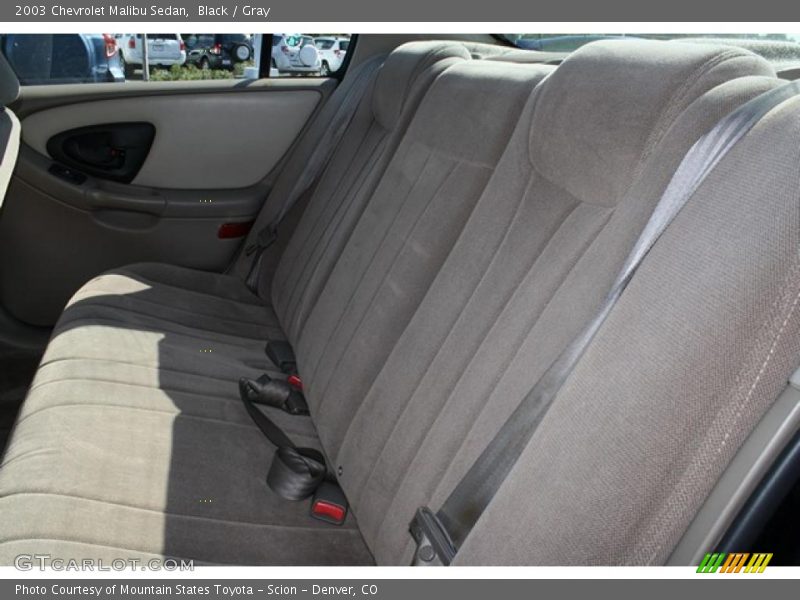 Black / Gray 2003 Chevrolet Malibu Sedan