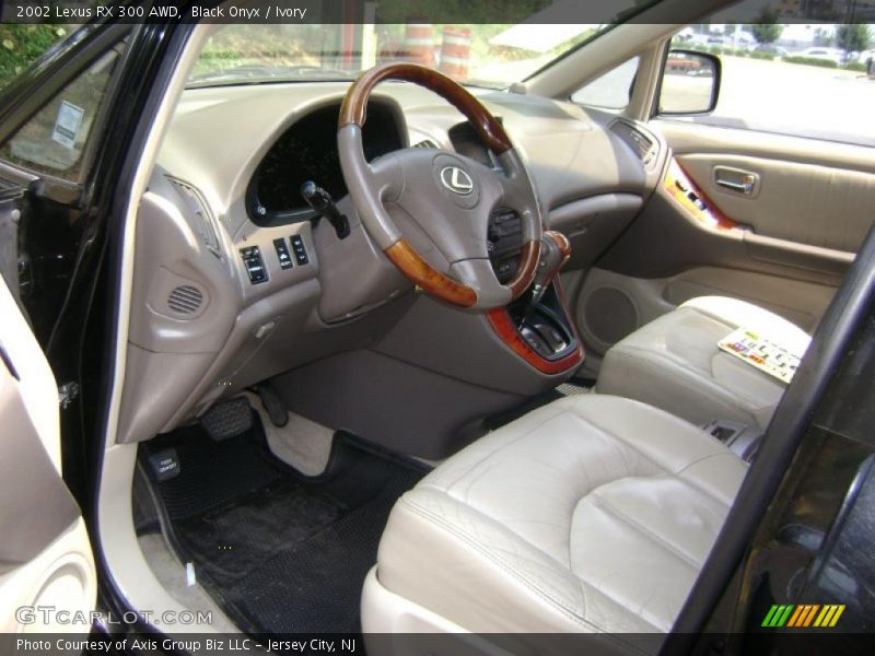 Black Onyx / Ivory 2002 Lexus RX 300 AWD