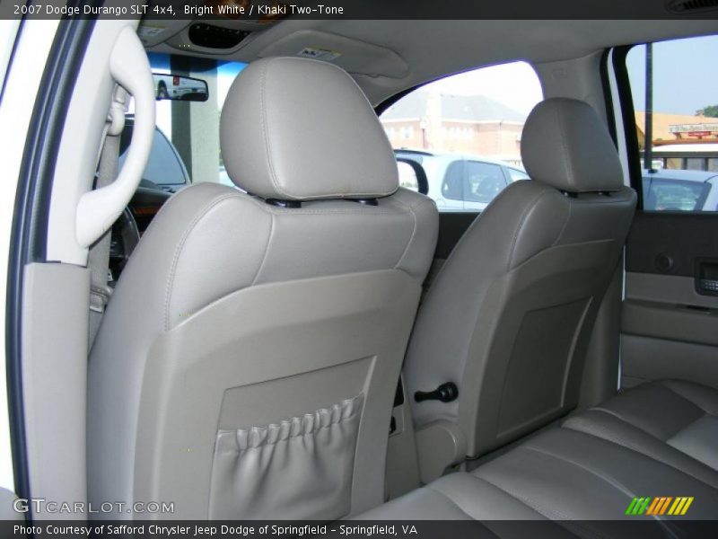 Bright White / Khaki Two-Tone 2007 Dodge Durango SLT 4x4