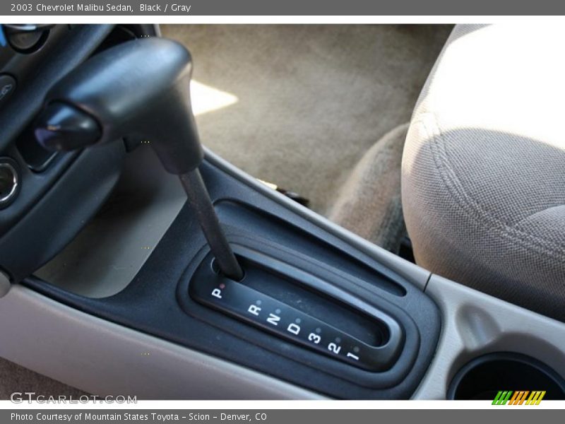 Black / Gray 2003 Chevrolet Malibu Sedan