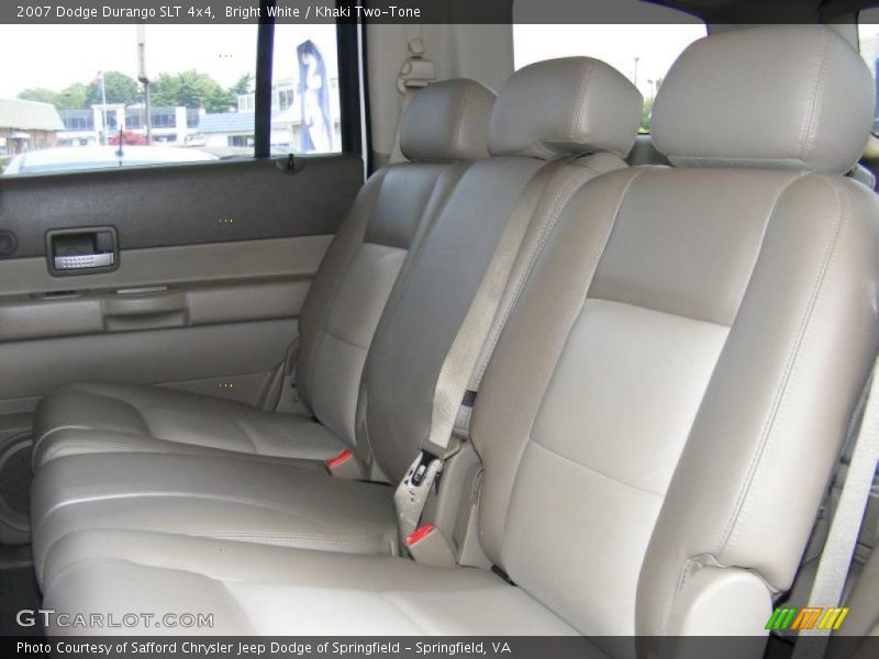Bright White / Khaki Two-Tone 2007 Dodge Durango SLT 4x4