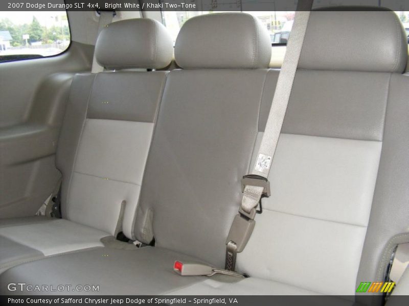 Bright White / Khaki Two-Tone 2007 Dodge Durango SLT 4x4