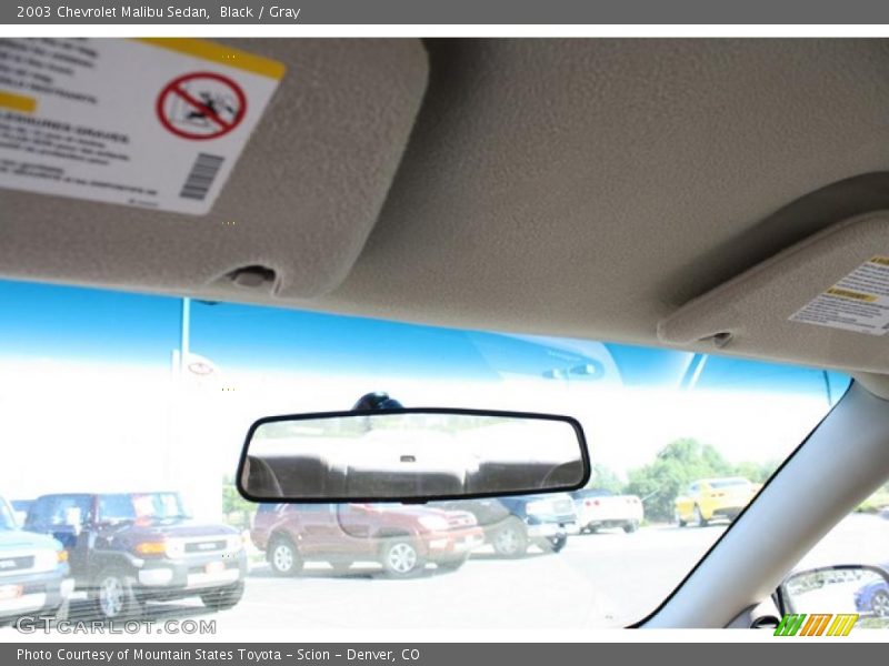 Black / Gray 2003 Chevrolet Malibu Sedan