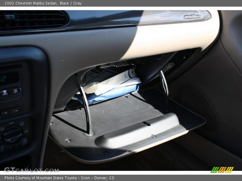 Black / Gray 2003 Chevrolet Malibu Sedan