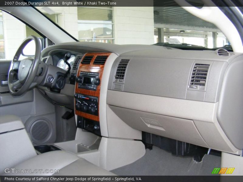 Bright White / Khaki Two-Tone 2007 Dodge Durango SLT 4x4
