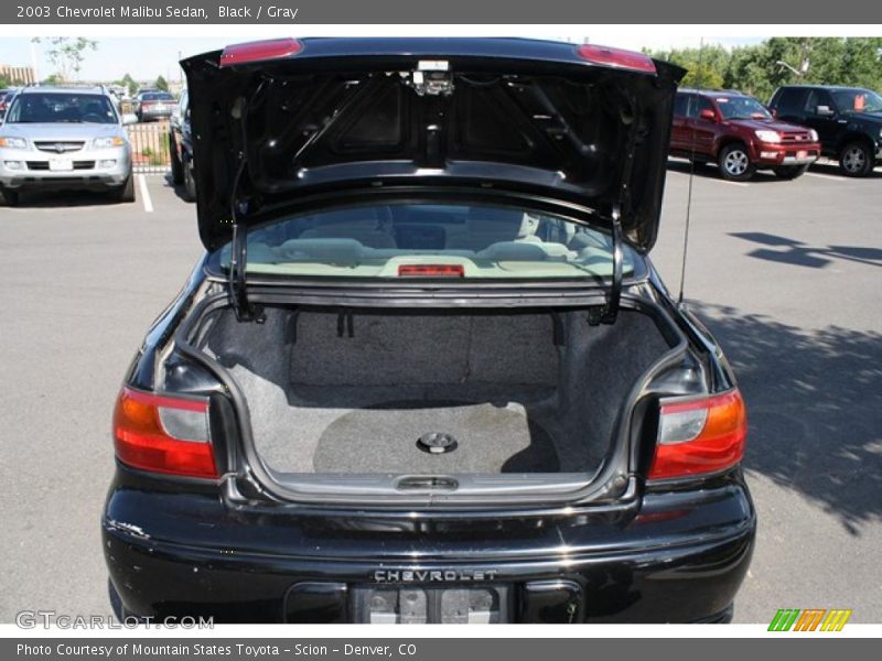 Black / Gray 2003 Chevrolet Malibu Sedan