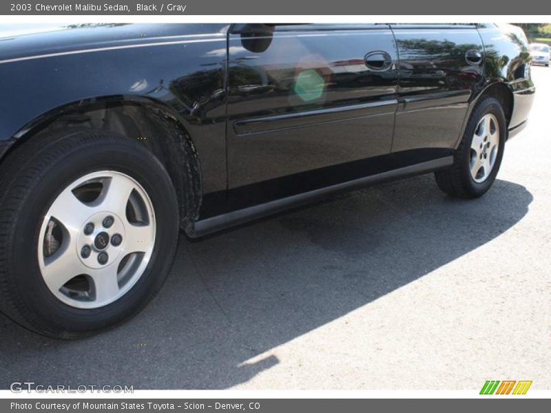 Black / Gray 2003 Chevrolet Malibu Sedan