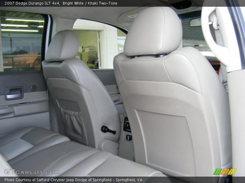 Bright White / Khaki Two-Tone 2007 Dodge Durango SLT 4x4