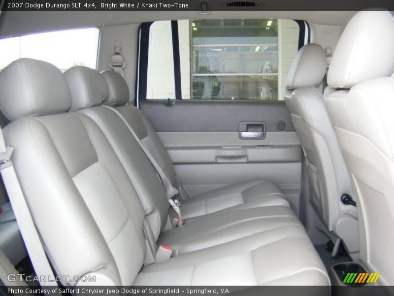 Bright White / Khaki Two-Tone 2007 Dodge Durango SLT 4x4