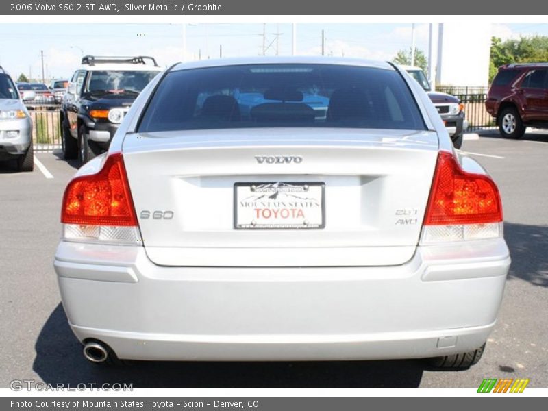 Silver Metallic / Graphite 2006 Volvo S60 2.5T AWD