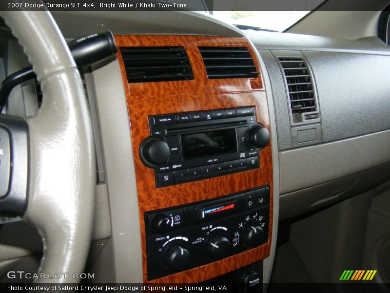 Bright White / Khaki Two-Tone 2007 Dodge Durango SLT 4x4