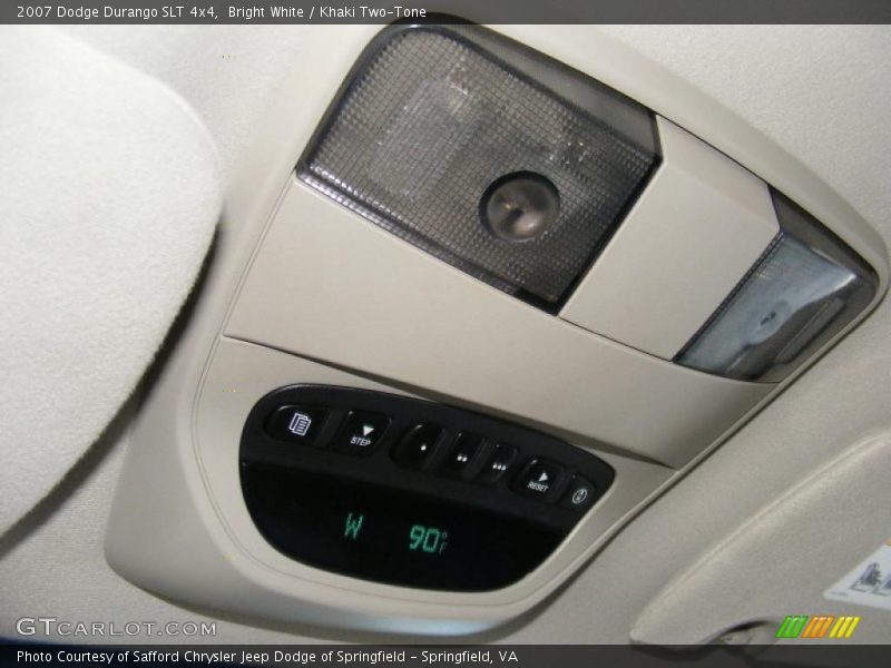 Bright White / Khaki Two-Tone 2007 Dodge Durango SLT 4x4